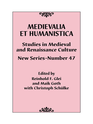cover image of Medievalia et Humanistica, No. 47